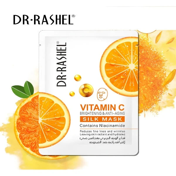 DR. RASHEL MASCARILLA DE SEDA ANTI-ENVEJECIMIENTO Y ILUMINADORA CON VITAMINA C