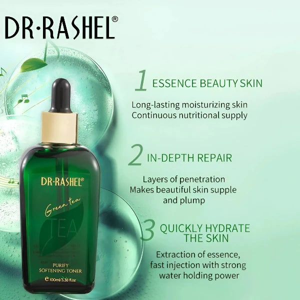 Packaging of Dr. Rashel Green Tea Purify & Softening Toner, 120 ml