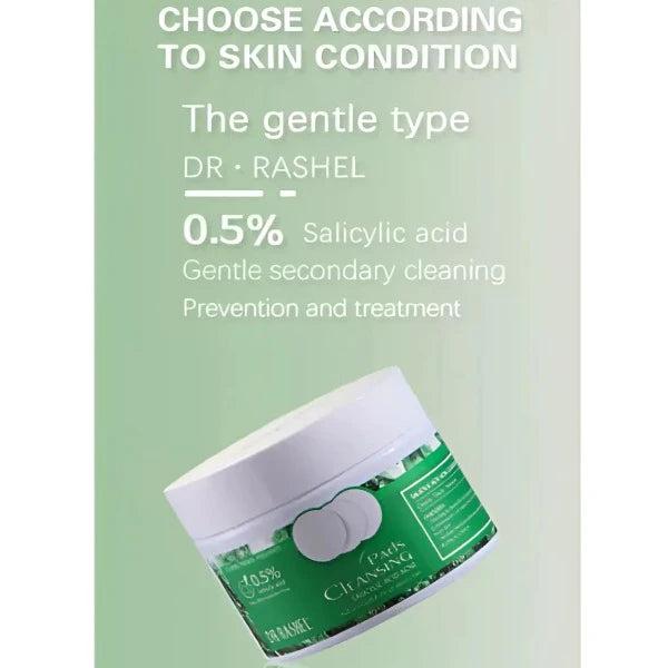 Dr. Rashel Salicylic Acid Cleansing Pads 0.5%, acne prevention and treatment