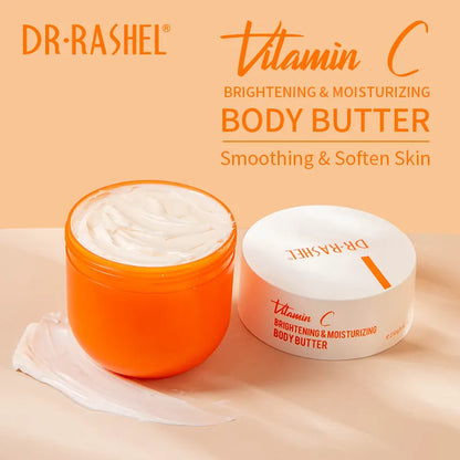 Dr. Rashel Vitamin C Body Cream, nourishes the skin and improves complexion.