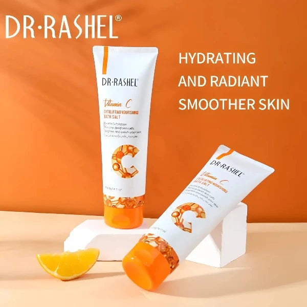 Dr. Rashel Bath Salt with natural oils and vitamin C for gentle exfoliation